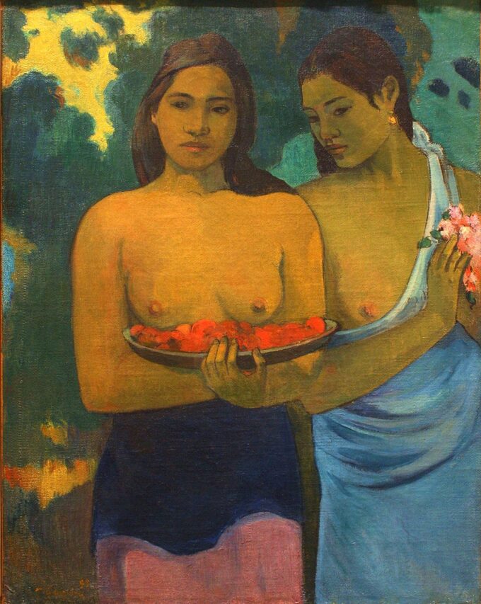 I seni con fiori rossi – Paul Gauguin Paul Gauguin 70x85