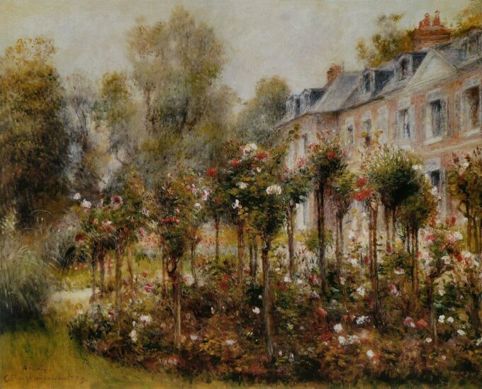 La roseto a Wargemont, 1879 – Pierre-Auguste Renoir Pierre-Auguste Renoir 85x75