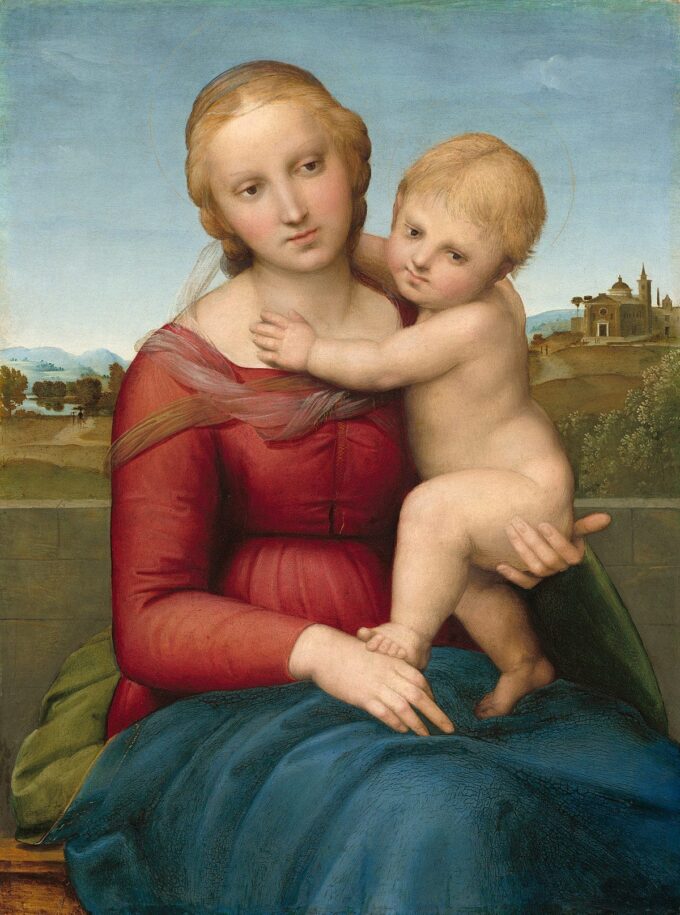 La Piccola Madonnina Cowper – Raphaël (pittore) Raffaello Sanzio 70x85