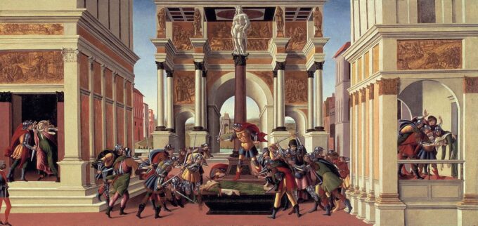 Storia delle Lucrezie – Sandro Botticelli Sandro Botticelli 140x70