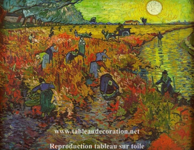 La Vigna Rossa di Arles – Van Gogh Quadri Popolari 85x75