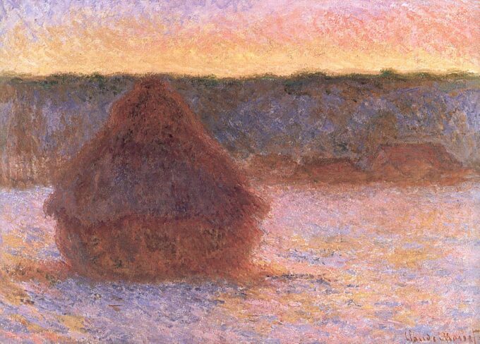 Mola, tramonto, inverno – Claude Monet Claude Monet 105x70