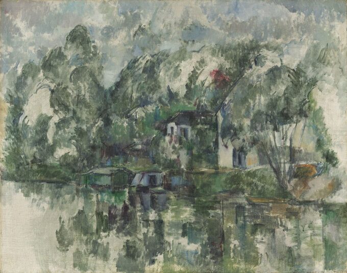 A riva di un fiume – Paul Cézanne Paul Cézanne 85x75