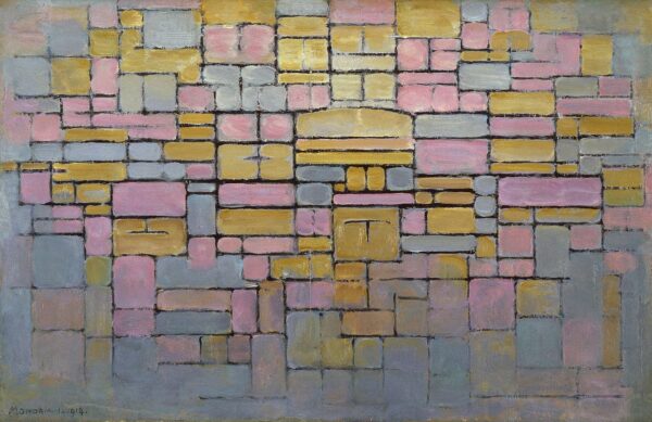 Tabella n° 2 o composizione V – Mondrian Piet Mondrian 105x70