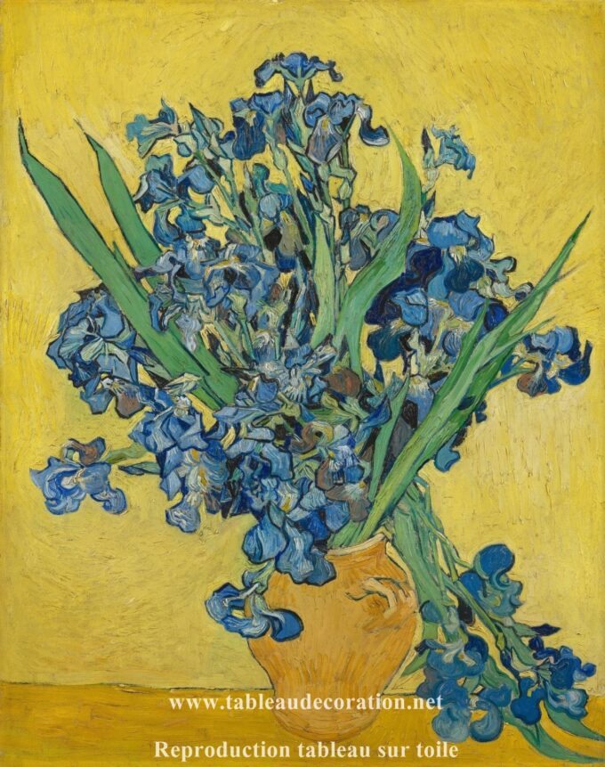 Gli Iris gialli (Vaso con iris) – Van Gogh Quadri Popolari 70x85