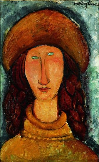 Jeanne Hebuterne in maglione – Amadeo Modigliani 70x105