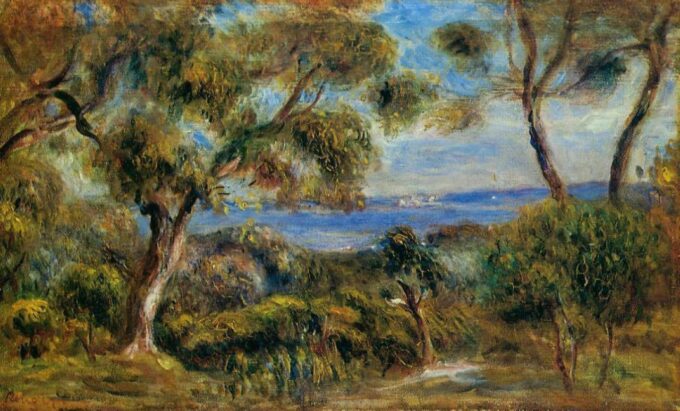 La mer à Cagnes – Pierre-Auguste Renoir Pierre-Auguste Renoir Impressionnistes