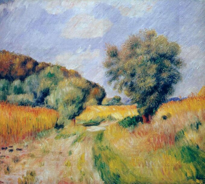 Campi di grano 1885 – Pierre-Auguste Renoir Pierre-Auguste Renoir 70x70