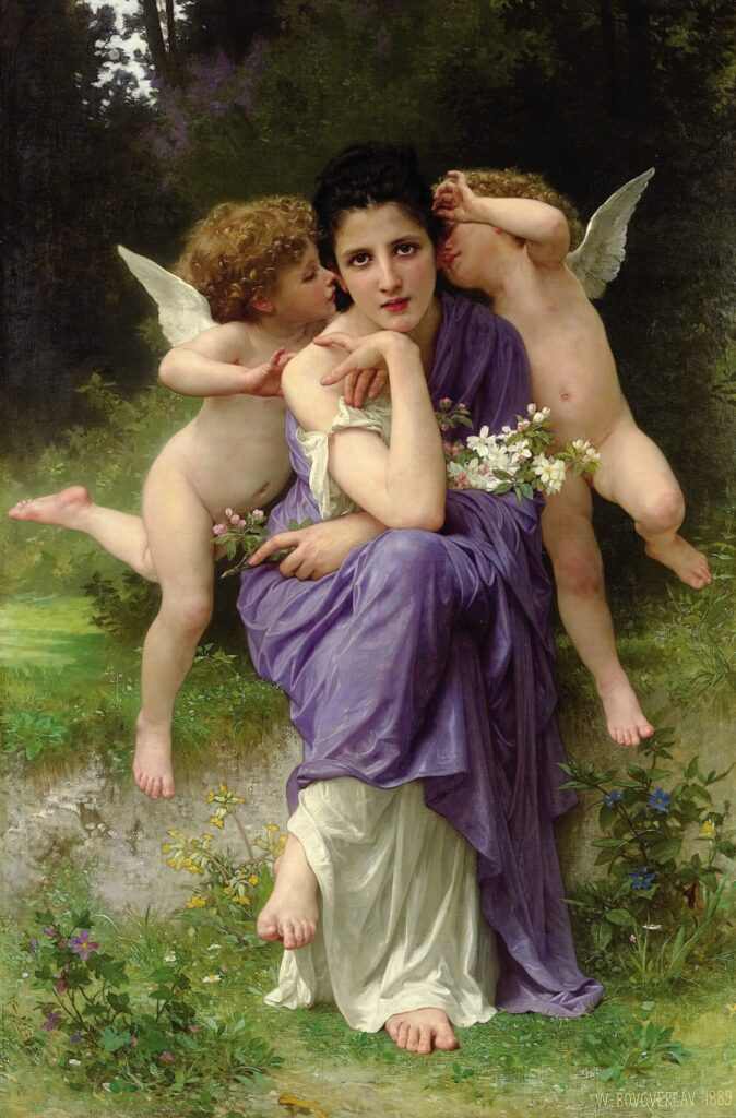 Canti di primavera – William Bouguereau William Bouguereau 70x85