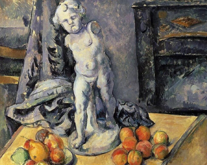 Natura morta con Cupido in gesso – Paul Cézanne Paul Cézanne 85x75