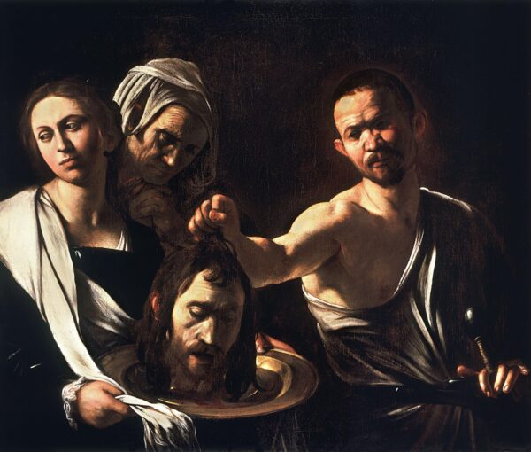 Salomè riceve la testa di San Giovanni Battista – Caravaggio Caravaggio 85x75