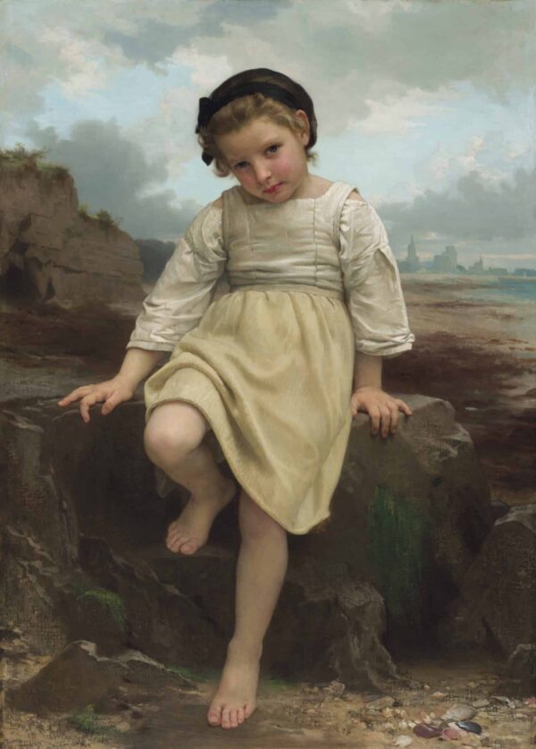 Sulla roccia – William Bouguereau William Bouguereau 70x105