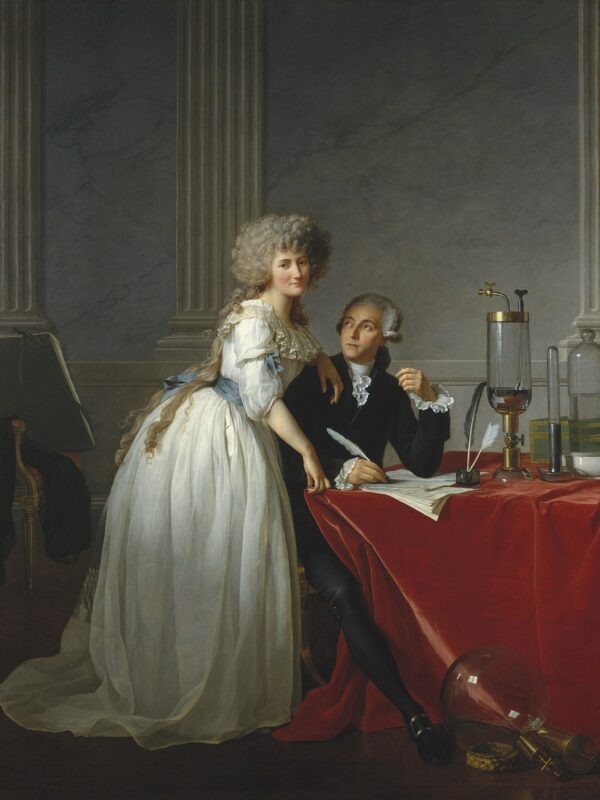 Ritratto di Antoine-Laurent Lavoisier e di sua moglie – Jacques-Louis David Jacques-Louis David 70x105