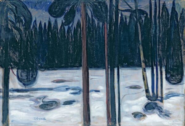 Paesaggio invernale, 1910 – Edvard Munch Edvard Munch 105x70