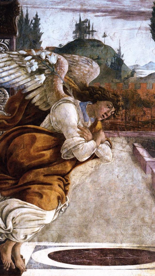 Angelo dell’Annunciazione – Sandro Botticelli Sandro Botticelli 70x120