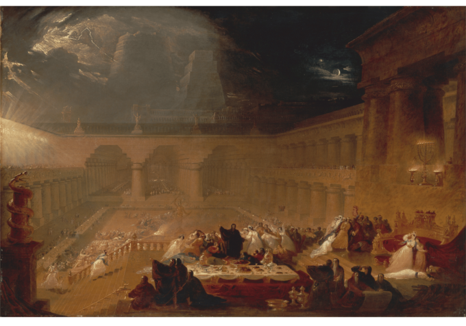 Il banchetto di Belshazzar – John Martin John Martin 105x70