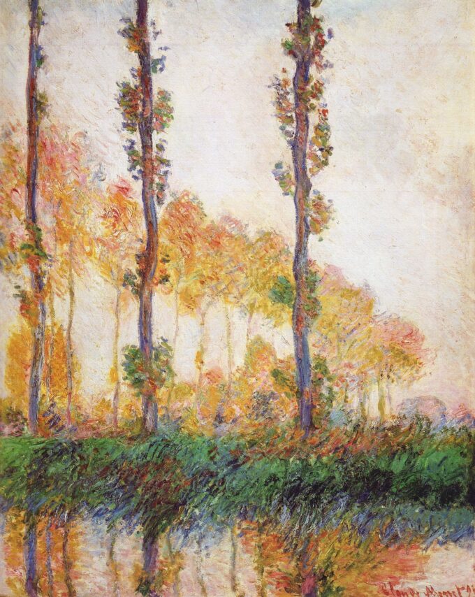 I Tre alberi, autunno – Claude Monet Claude Monet 70x85