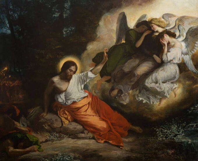 Il Cristo nel Giardino degli Ulivi – Eugène Delacroix Eugène Delacroix 85x75