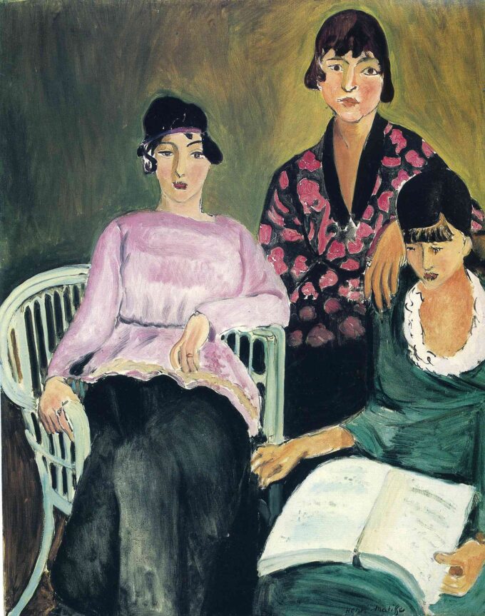 Le tre sorelle 1917 – Matisse Henri Matisse 70x85