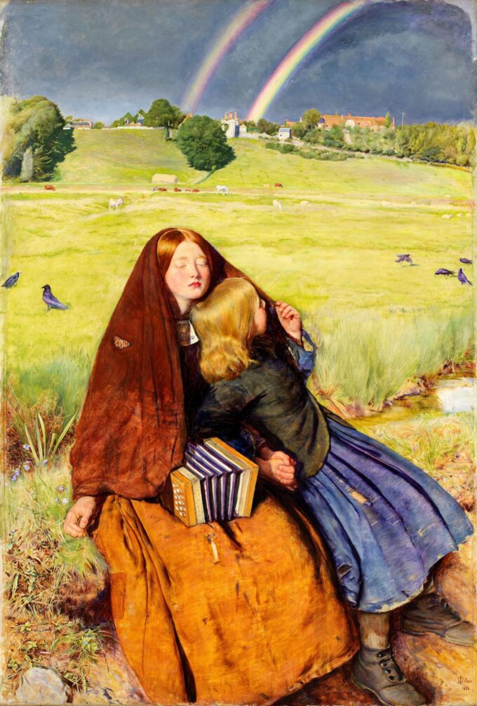 La ragazza cieca – John Everett Millais John Everett Millais 70x105