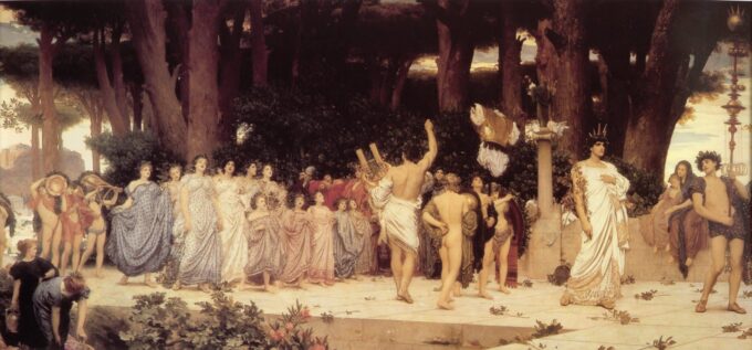 La Daphnéphorie – Frederic Leighton Frederic Leighton 140x70