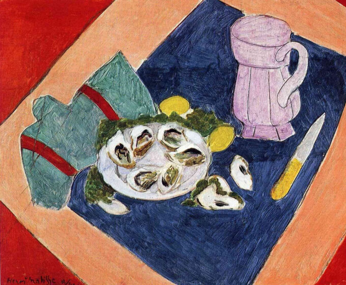 Natura morta con ostriche – Matisse Henri Matisse 85x75