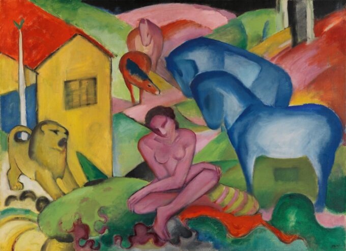 Il sogno – Franz Marc Franz Marc 105x70