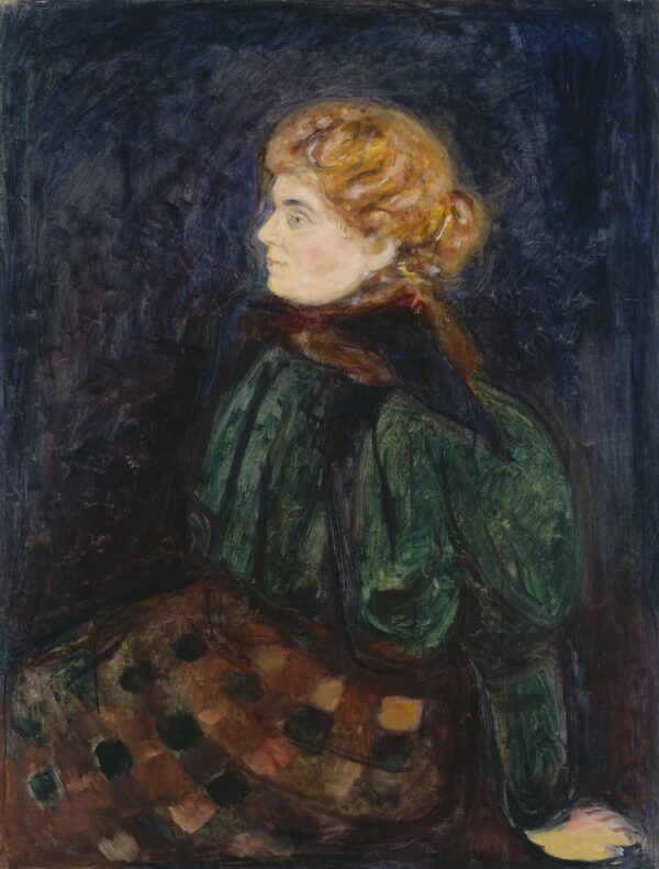 Ritratto di Mme Maximilian Harden – Edvard Munch Edvard Munch 70x85