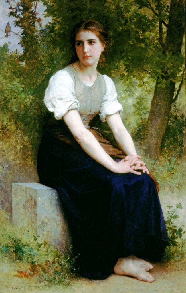 Il canto dell’usignolo – William Bouguereau William Bouguereau 70x105