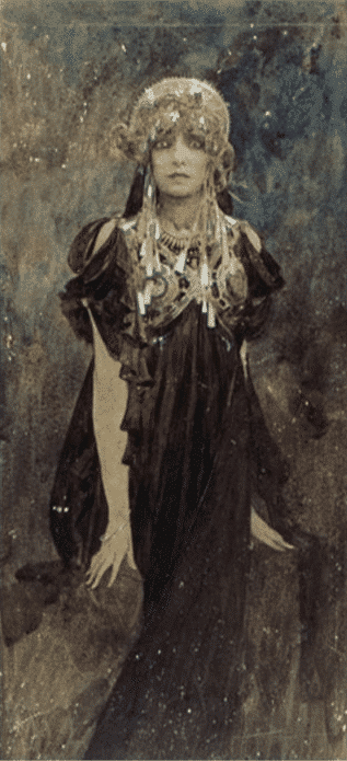 Ritratto di Sarah Bernhardt – Mucha Alfons Mucha 70x160