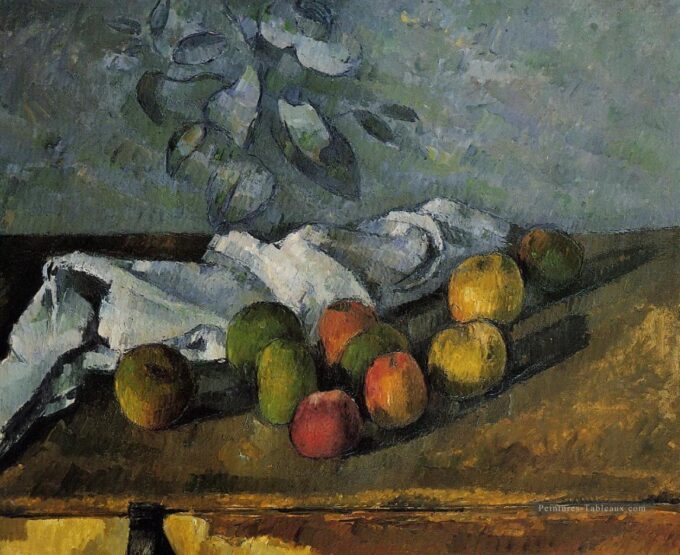 Mele e un asciugamano – Paul Cézanne Paul Cézanne 85x75