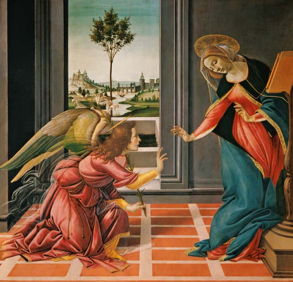 Annunciazione c.1489 – Sandro Botticelli Sandro Botticelli 70x70