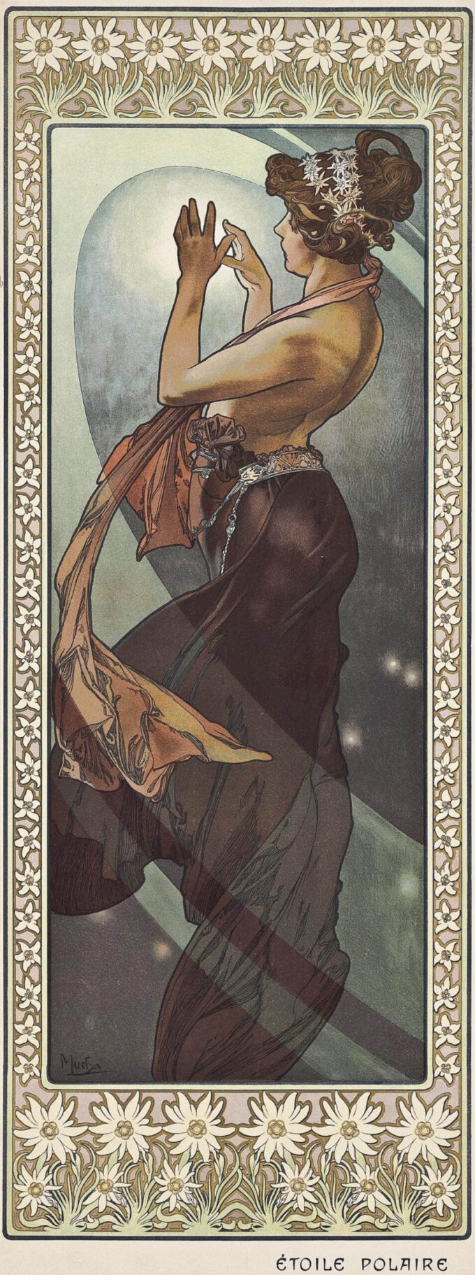 Stelle: la stella polare – Mucha Alfons Mucha 70x160