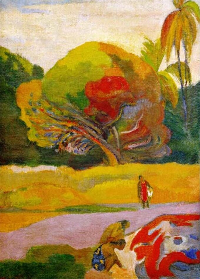 Le donne al bordo del fiume – Paul Gauguin Paul Gauguin 70x105