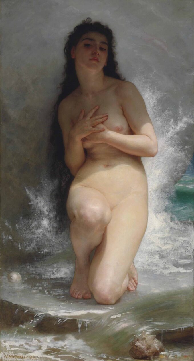 Le perle – William Bouguereau William Bouguereau 70x120