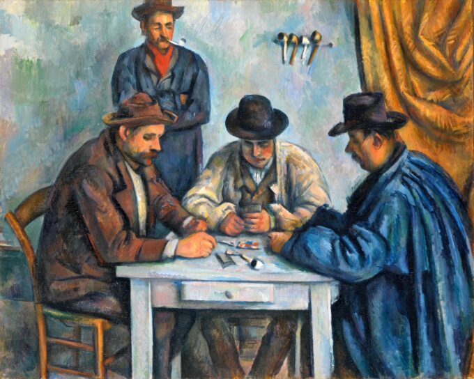 I giocatori di carte di Paul Cézanne Paul Cézanne 85x75