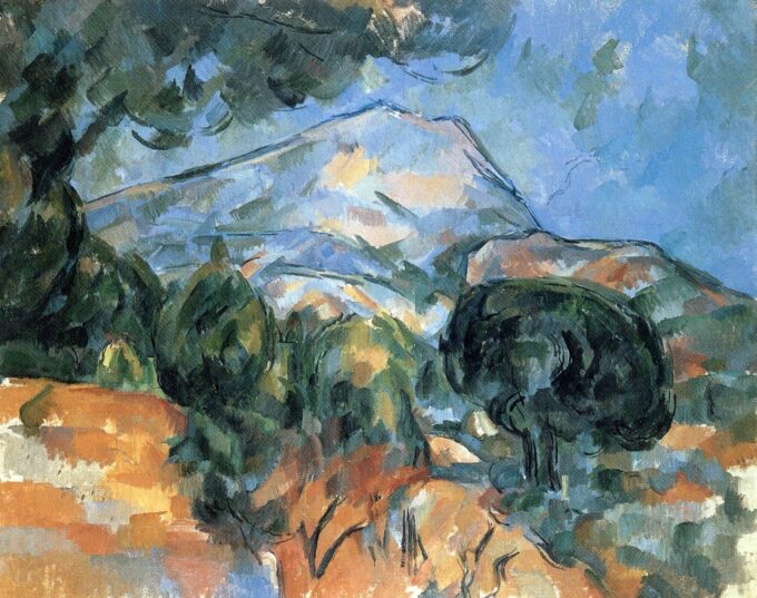 Montagne Sainte-Victoire sopra la strada del Tholonet – Paul Cézanne Paul Cézanne 85x75