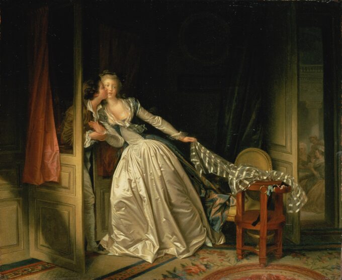 Il bacio rubato – Jean-Honoré Fragonard Jean-Honoré Fragonard 85x75