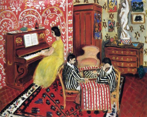 Pianiste e giocatori di dama – Matisse Henri Matisse 85x75