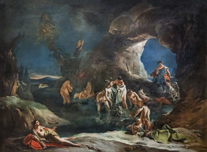 Diana e Atteone – Giambattista Tiepolo Giambattista Tiepolo 105x70