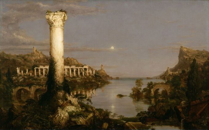 Il corso dell’impero: Desolazione – Thomas Cole Thomas Cole 105x70