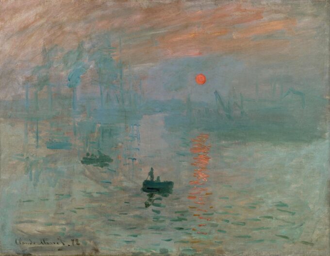 Impressione, sole nascente – Claude Monet Claude Monet 85x75