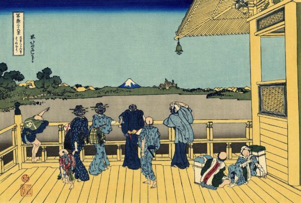 Terrasse Sazai – il Tempio dei 500 Rakan – Katsushika Hokusai Katsushika Hokusai 105x70