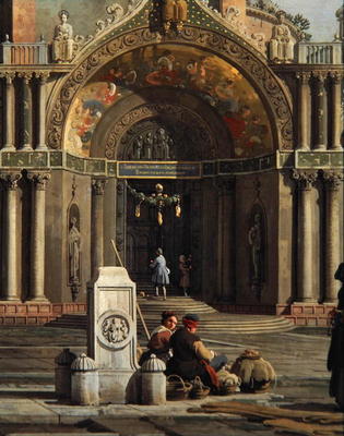 Dettaglio del Capriccio in una chiesa – Giovanni Antonio Canal Giovanni Antonio Canal 70x85