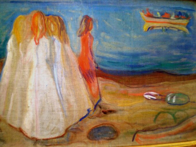 Ragazze al mare – Edvard Munch Edvard Munch 85x75