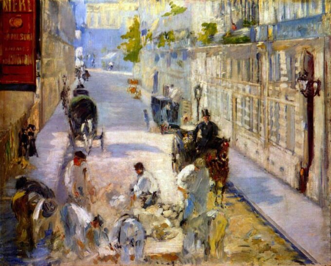 I lavoratori di strada – Edouard Manet Édouard Manet 85x75