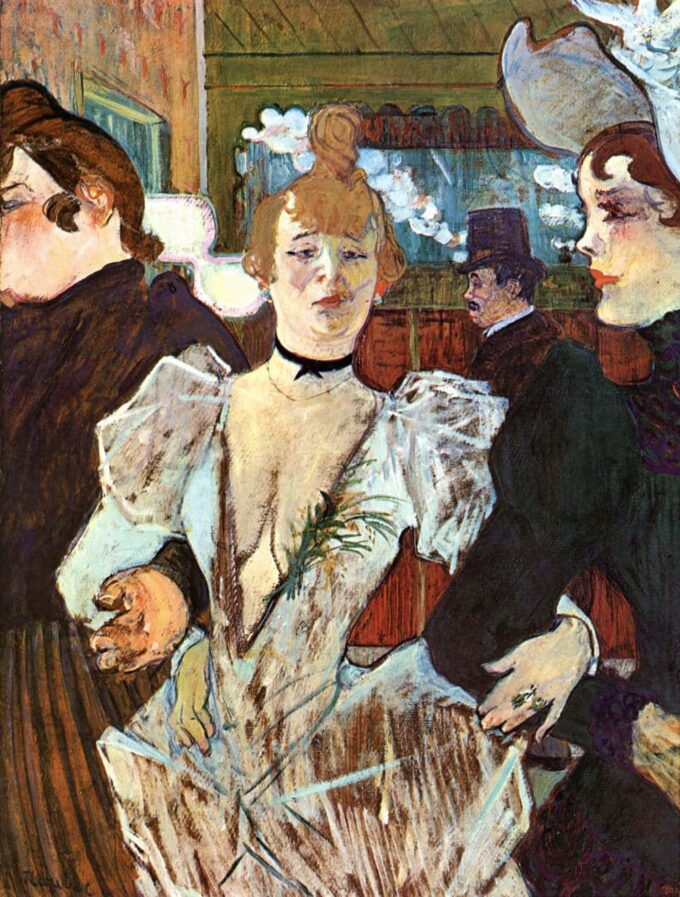 La Goulue entra al Moulin Rouge – Toulouse Lautrec Henri de Toulouse-Lautrec 70x85