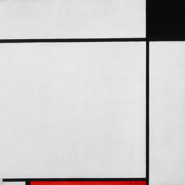 Composizione con nero, rosso e grigio – Mondrian Piet Mondrian 70x70