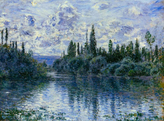 Braccio della Senna vicino a Vetheuil 1878 – Claude Monet Claude Monet 105x70