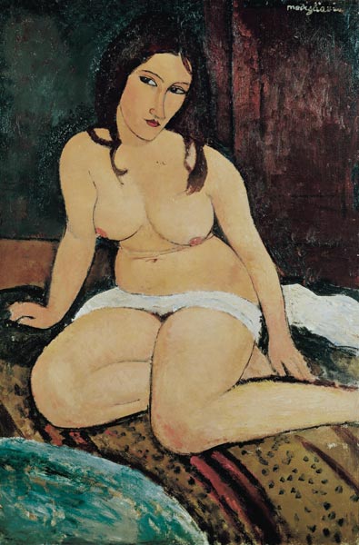 Nu assis (1917) – Amedeo Modigliani Amedeo Modigliani 70x105